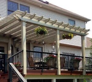 Clay Classic Attached Vinyl Pergola Kit starting at