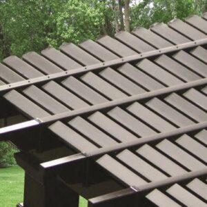 Louvered Classic Free Standing 12'x12' Vinyl Pergola Kit starting at