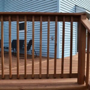 Northern KDAT Decking 2x2x42" BRE Spindle (Kiln Dried after treatment) above ground (UC3B)